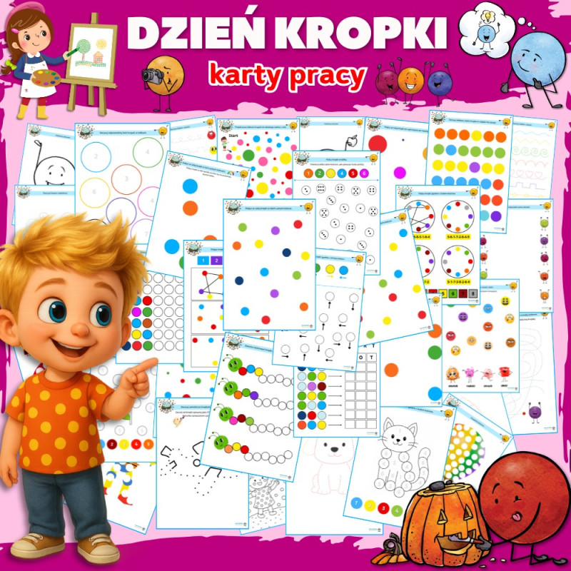 DZIEŃ KROPKI- Karty Pracy