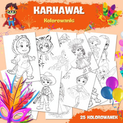 KARNAWAŁ - kolorowanki