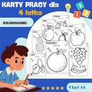 KARTY PRACY dla 4 latka