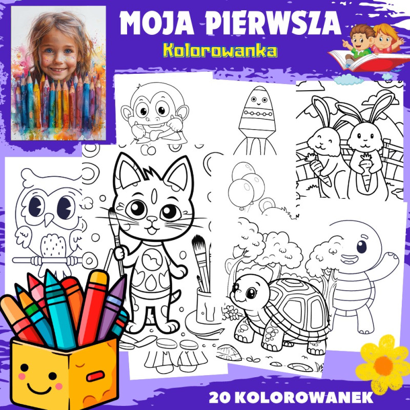 MOJA PIERWSZA - Kolorowanka