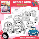 WESOŁE AUTA - Kolorowanki