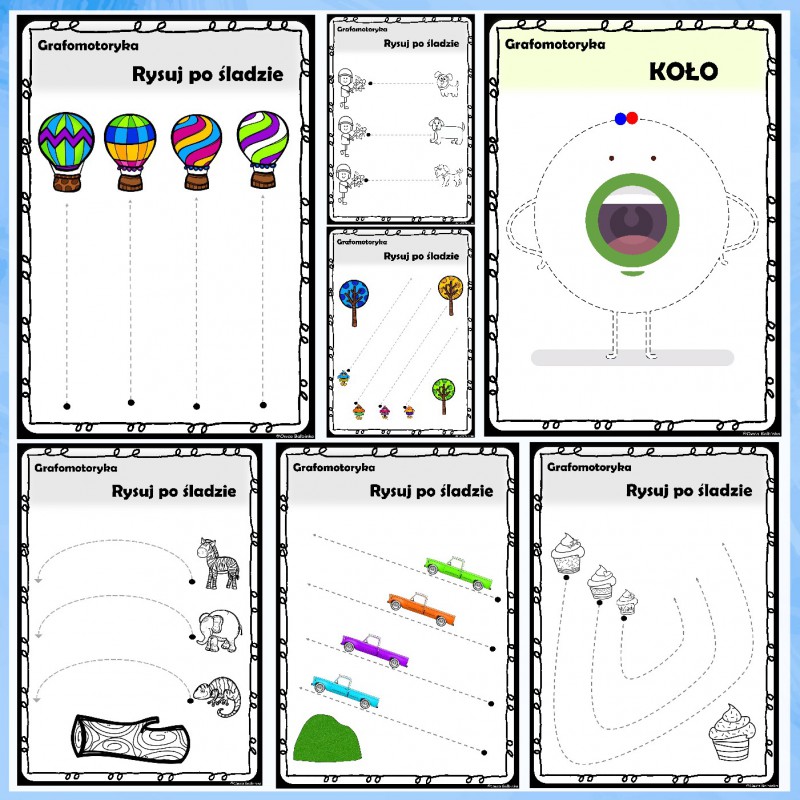 Zestaw GRAFOMOTORYKA