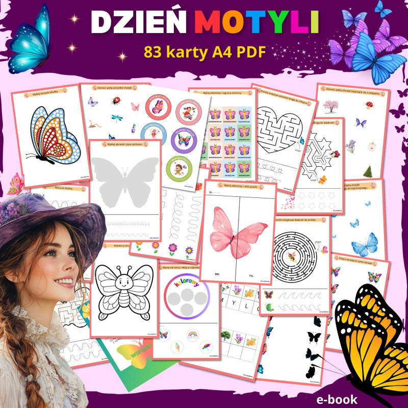 Zestaw Dzień Motyli