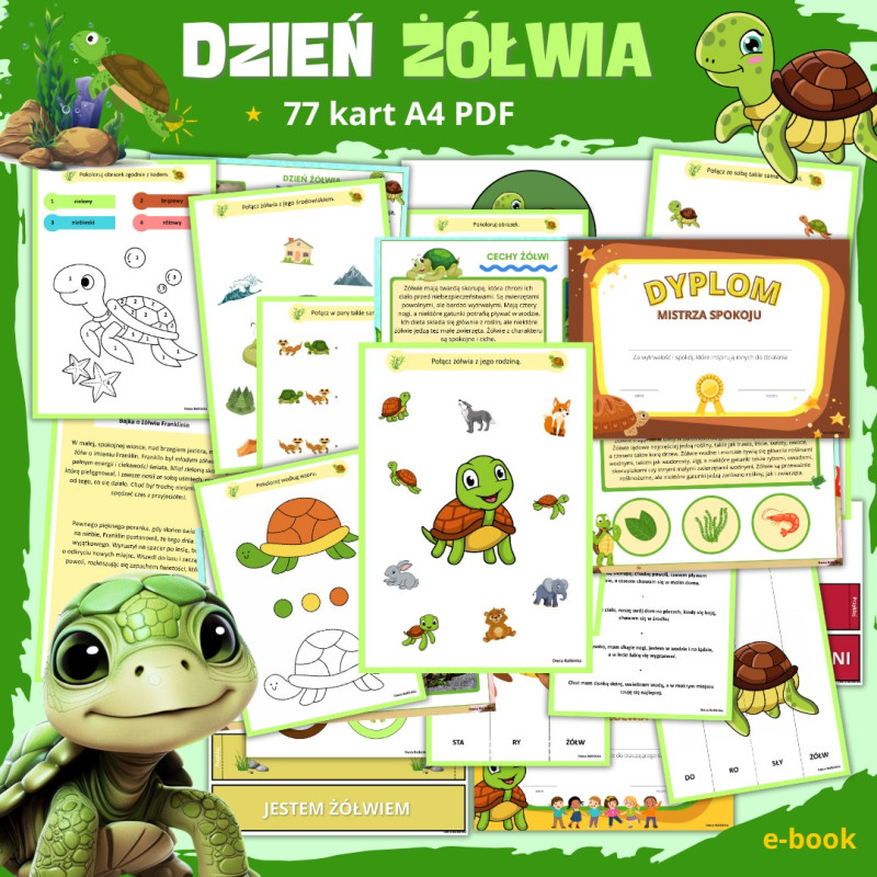 Zestaw DZIEŃ ŻÓŁWIA