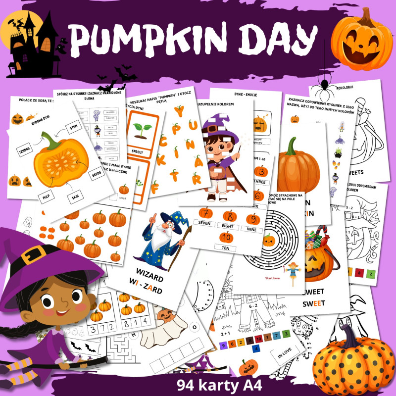 Dzień dyni z językiem angielskim