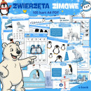 Zestaw ZWIERZĘTA ZIMOWE