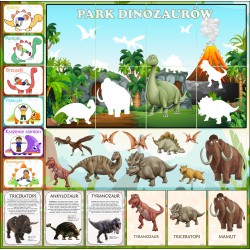 Zestaw DINOZAURY